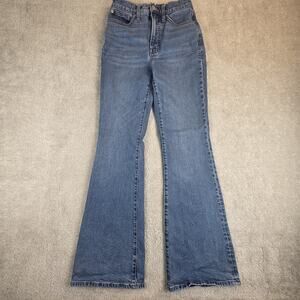 Madewell High Waisted The Perfect Vintage Flare Jeans Womens Size 24x30